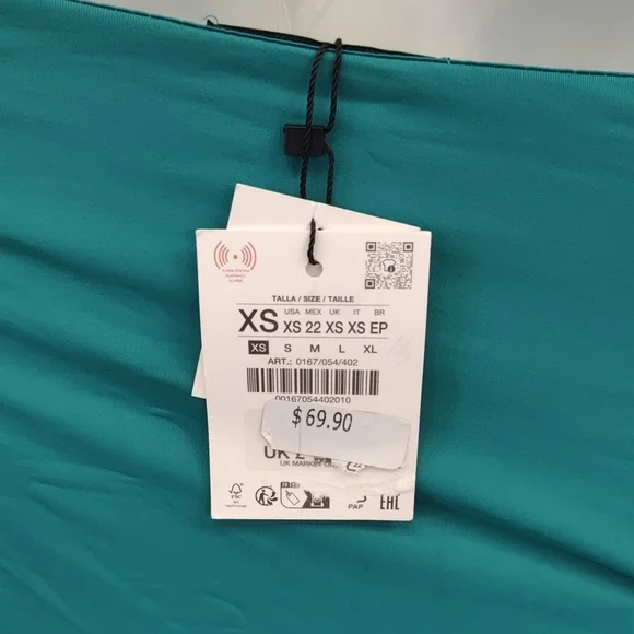 Zara Teal Swimsuit - Picture 9 of 9